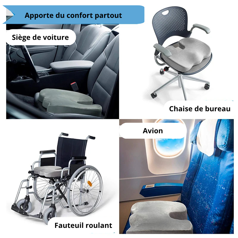 ErgoSeat™ – Le coussin ergonomique ultime pour le confort au quotidien