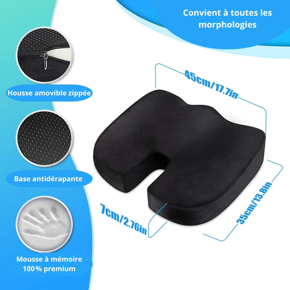 ErgoSeat™ – Le coussin ergonomique ultime pour le confort au quotidien