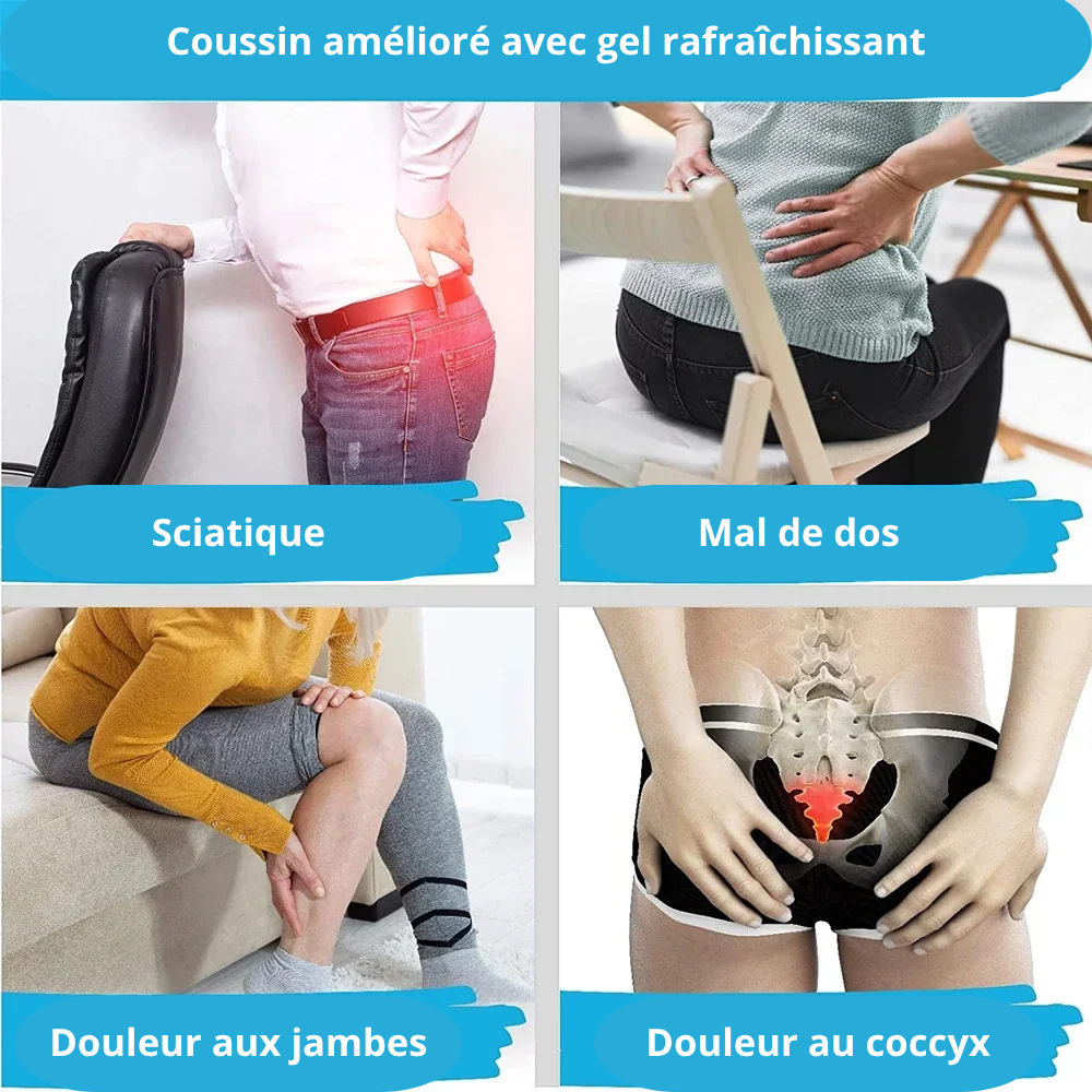ErgoSeat™ – Le coussin ergonomique ultime pour le confort au quotidien