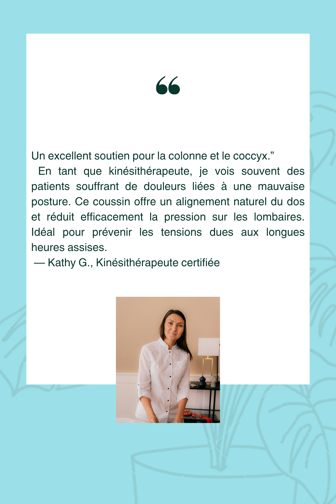 ErgoSeat™ – Le coussin ergonomique ultime pour le confort au quotidien