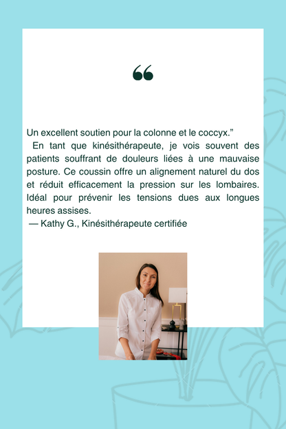 ErgoSeat™ – Le coussin ergonomique ultime pour le confort au quotidien